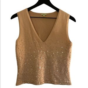 Kieran Silk Y2K cropped sweater tank